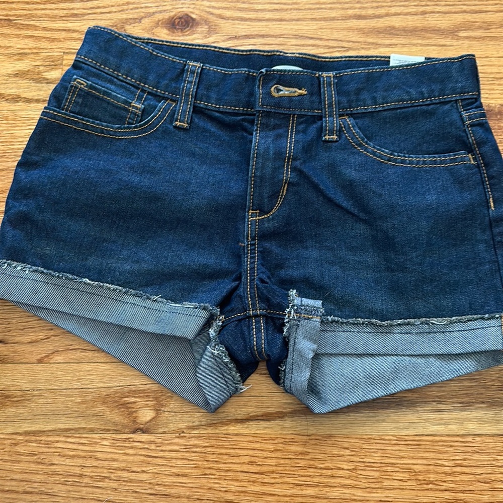 Blue jean shorts size 14 girls never wore